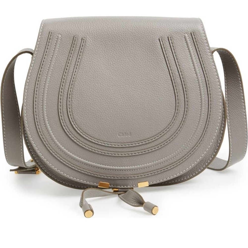 Authentic Chloe Medium Marcie Leather Crossbody Bag with Dust Bag
